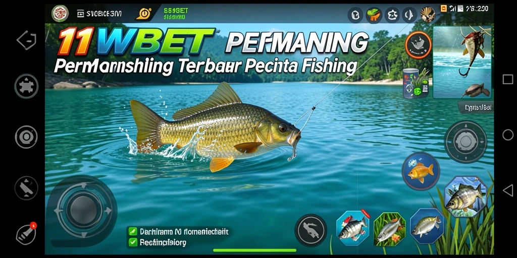 Gameplay 11WBET menampilkan aksi memancing yang seru dan realistis.