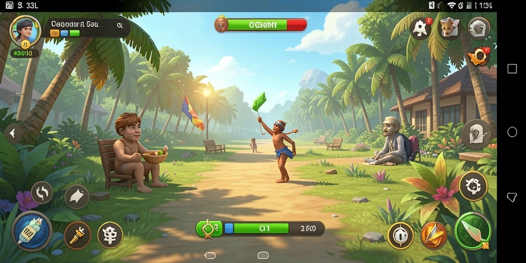 Tampilan gameplay <strong>33L</strong> yang ceria dan menyenangkan.