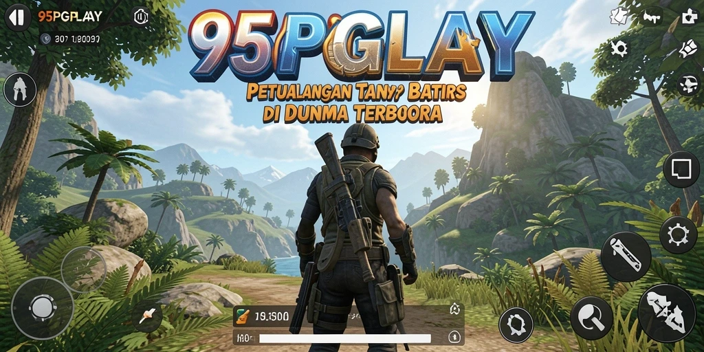 Tangkapan layar utama dari gameplay Open World 95PGPLAY yang menampilkan petualangan seru.