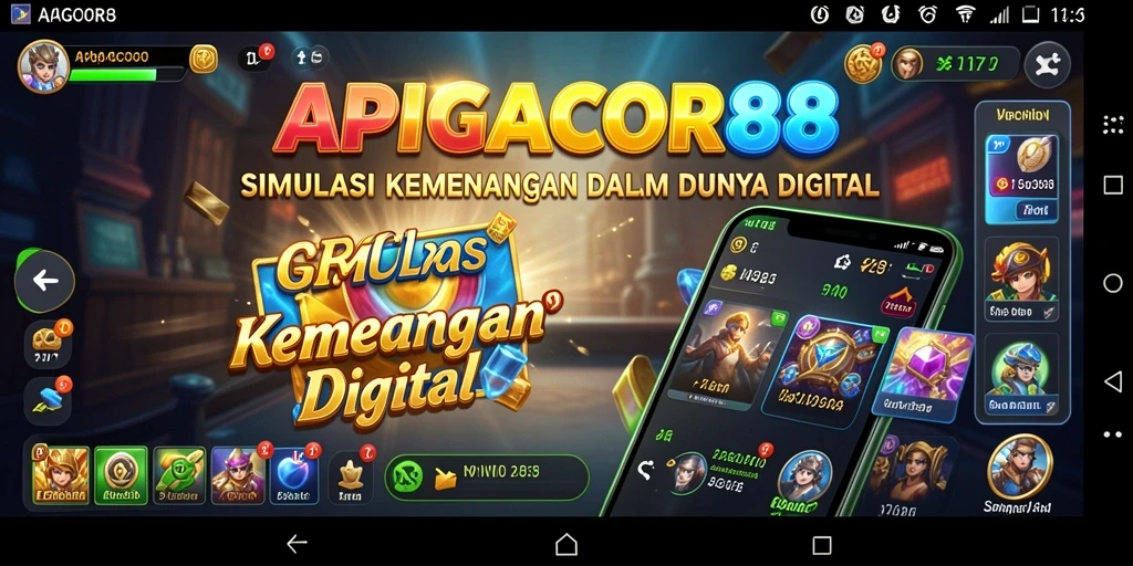 Tampilan gameplay menarik dari APIGACOR88 menunjukkan simulasi yang mendebarkan.