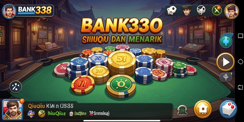 Tampilan gameplay QiuQiu yang seru dan interaktif.