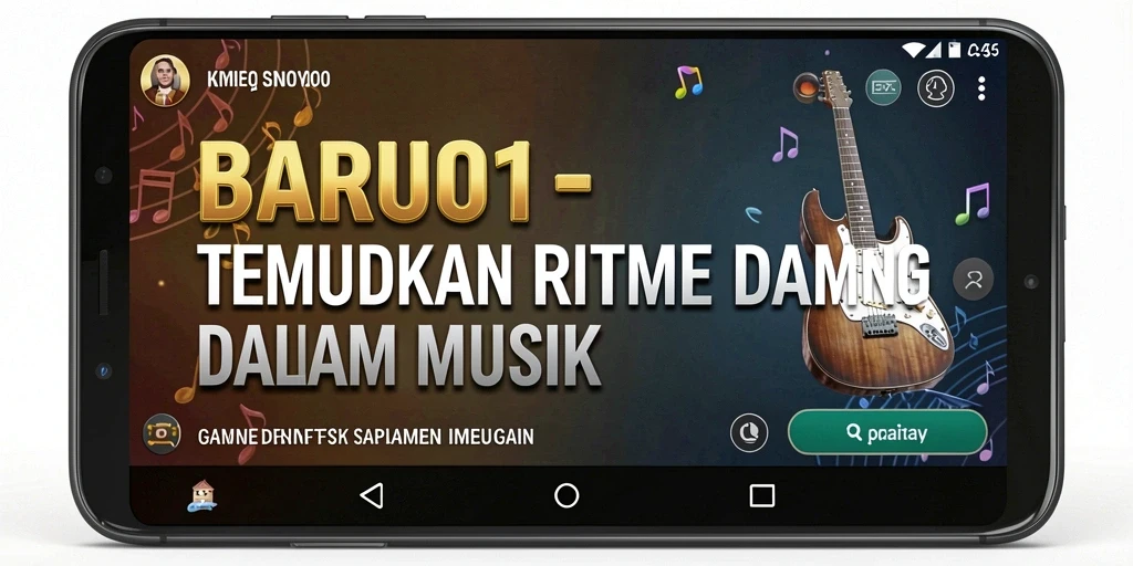 Tampilan gameplay seru dari BARU01 yang menunjukkan interaksi musik.