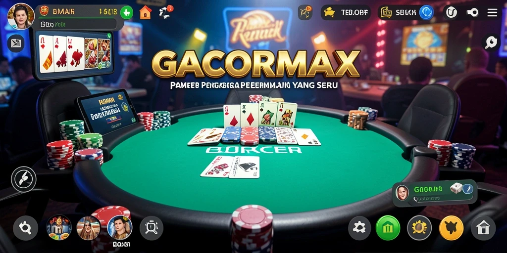 Screenshot gameplay seru GACORMAX dengan pemain aktif.