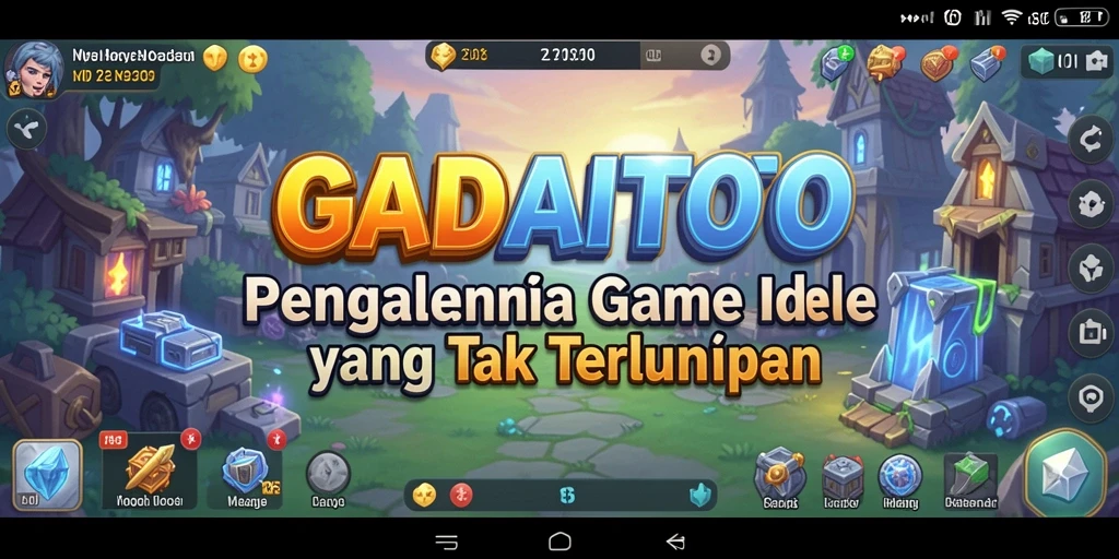 Tangkapan layar <strong>GADAITOTO</strong> menampilkan gameplay Idle yang seru dan menarik.