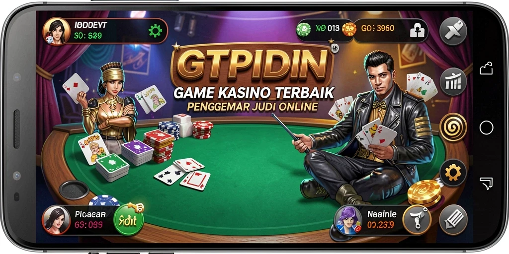 Menampilkan gameplay seru GTPIDN dalam dunia Kasino.