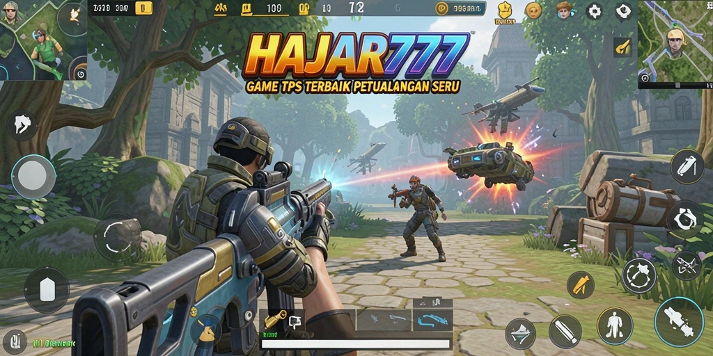 Gameplay HAJAR777 yang mendebarkan dalam aksi TPS.