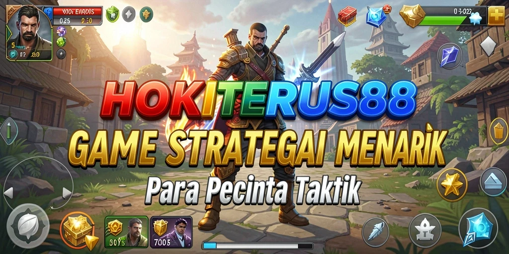 Screenshot gameplay HOKITERUS88 menampilkan aksi strategi yang intens.