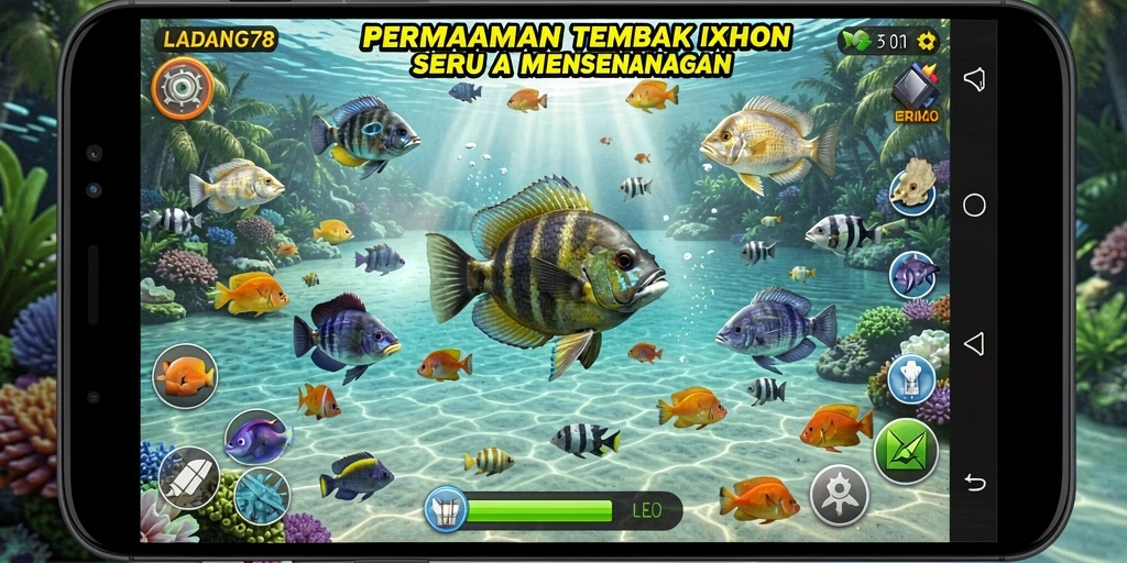 Tampilan menarik saat bermain Tembak Ikan di LADANG78.