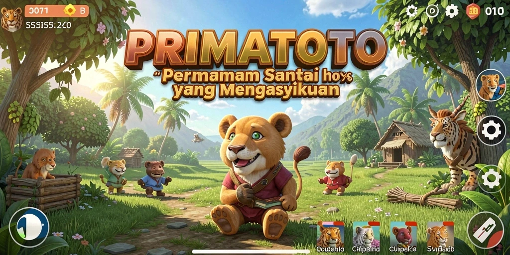 Tampilan screenshot <strong>PRIMATOTO</strong> menampilkan gameplay seru dan penuh warna.