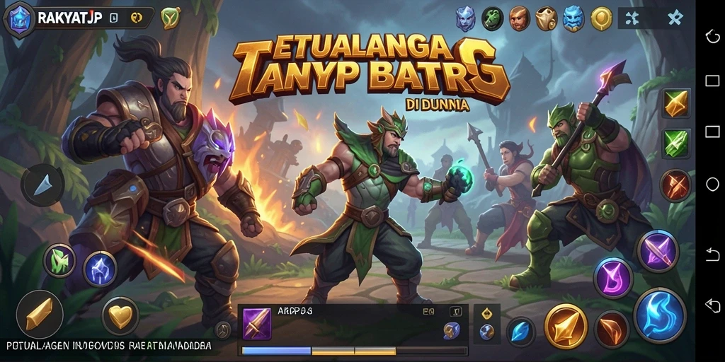 Gameplay mendebarkan dengan pertarungan seru dan dunia fantasi.