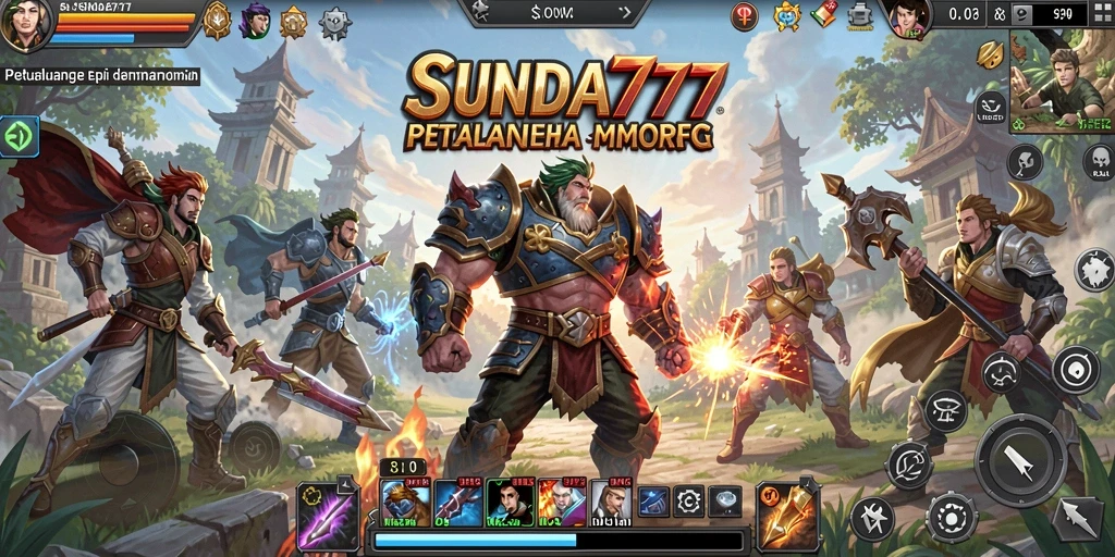 Tampilan gameplay SUNDA777 yang menakjubkan dan seru saat bertarung.