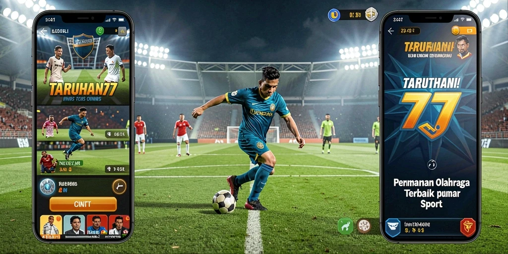 Screenshot gameplay TARUHAN77 menampilkan aksi taruhan olahraga yang menarik.