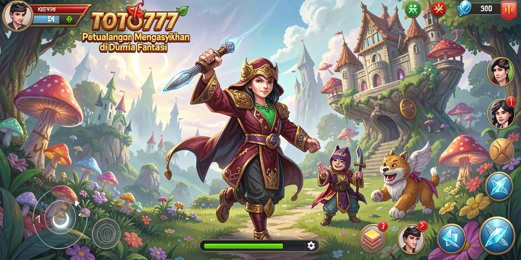 Tampilan gameplay TOTO777 menunjukkan petualangan yang mendebarkan dan grafis menawan.