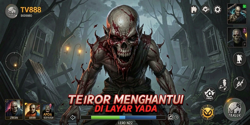 Tampilan gameplay menakutkan dari TV888 yang penuh ketegangan.